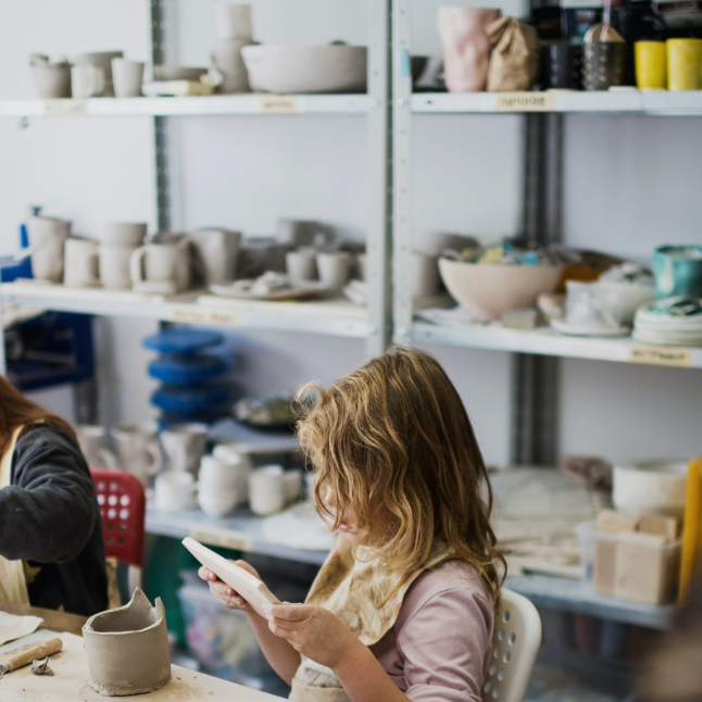 Cours de poterie pour les enfants !